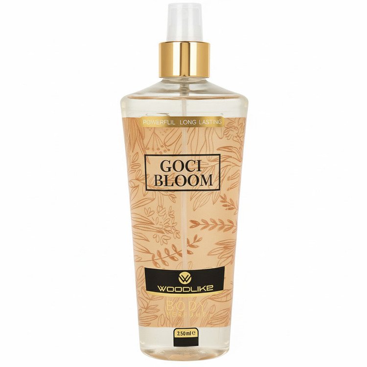 بادی اسپلش زنانه وودلایک مدل گوچی بلوم GOCI BLOOM حجم 250 میلیلیتر