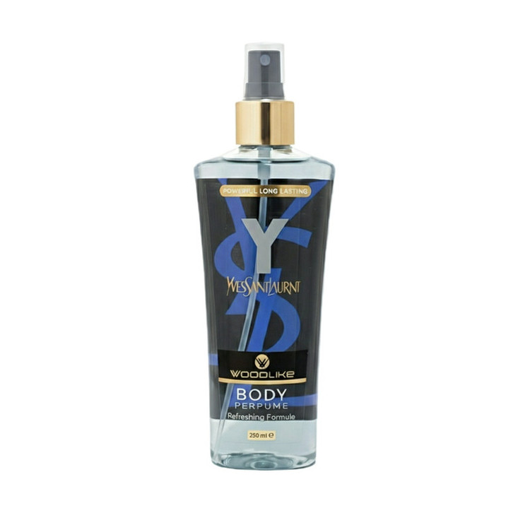 بادی اسپلش مردانه وودلایک مدل ایف سن لورن YSL حجم 250 میلیلیتر