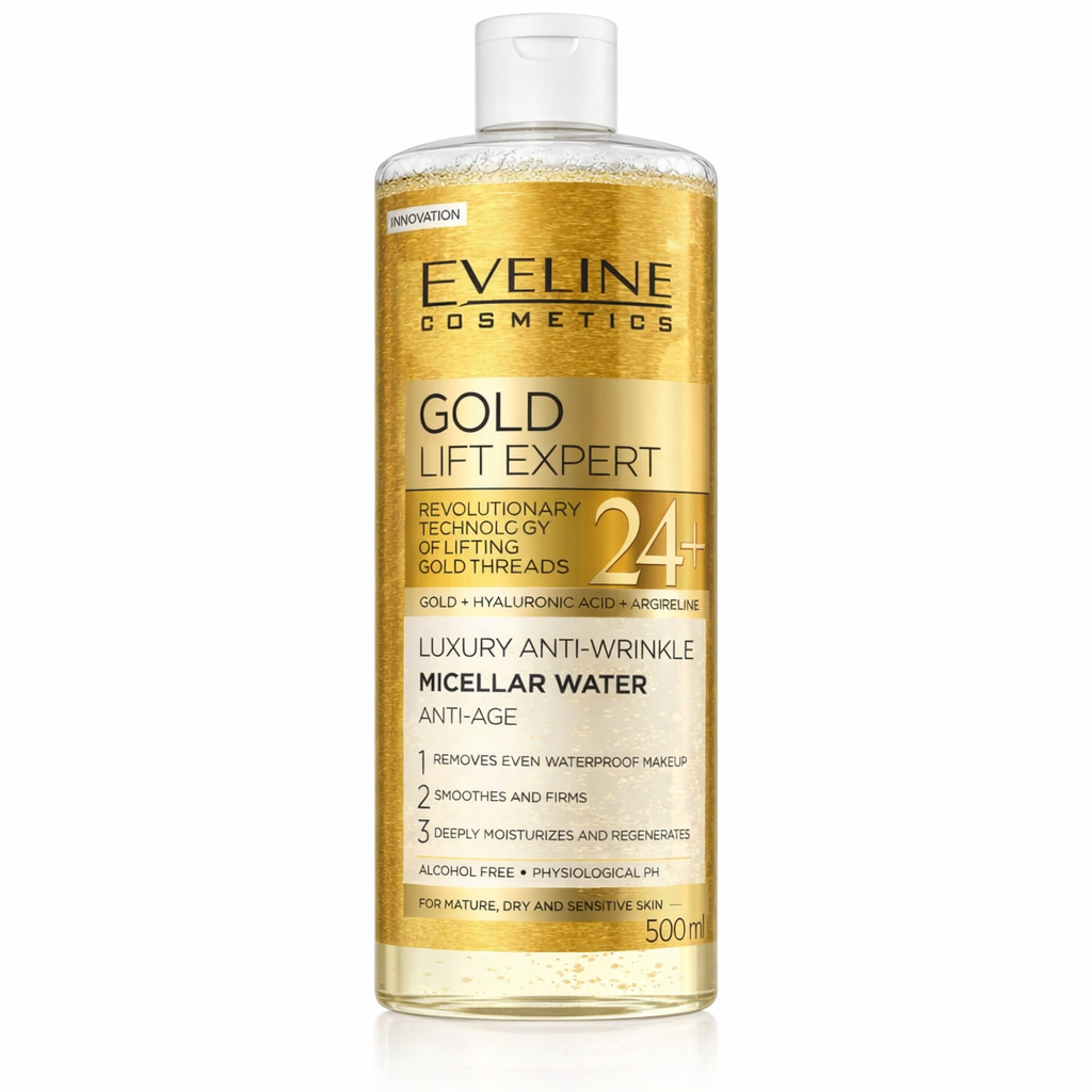 میسلار واتر اولاین مدل طلای 24 عیار  Gold Lift Expert (حجم ۵۰۰ میل)