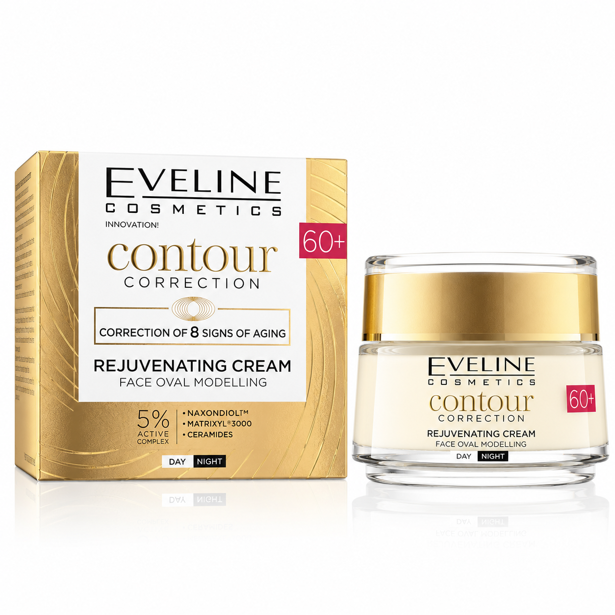 کرم جوانساز و فرم‌دهنده صورت اولاین Contour Correction 60+ مناسب استفاده روز و شب