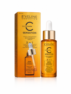 سرم ویتامین C اولاین Eveline Bio Vitamin C Sensation 3in1 ضد چروک و روشن کننده