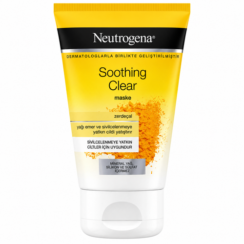 ماسک صورت نوتروژینا Soothing Clear حاوی زردچوبه حجم 50 میلیلیتر
