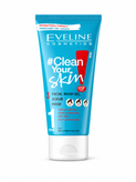 ژل شستوشو، اسکراب و ماسک صورت ۳ در ۱ اولاین مدل Clean Your Skin مخصوص پوست چرب و مختلط