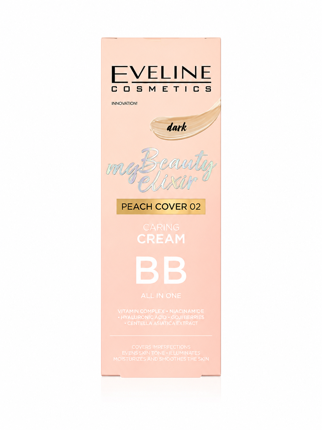 بی‌بی کرم اولاین My Beauty Elixir Caring BB Cream Peach Cover 02 حجم 30 میلی‌لیتر