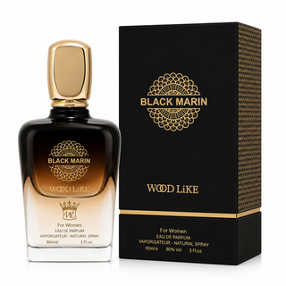 ادو پرفیوم زنانه وودلایک مدل بلک مارین Black Marin رایحه باکارات رژ حجم 90 میلیلیتر