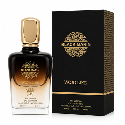 ادو پرفیوم زنانه وودلایک مدل بلک مارین Black Marin رایحه باکارات رژ حجم 90 میلیلیتر
