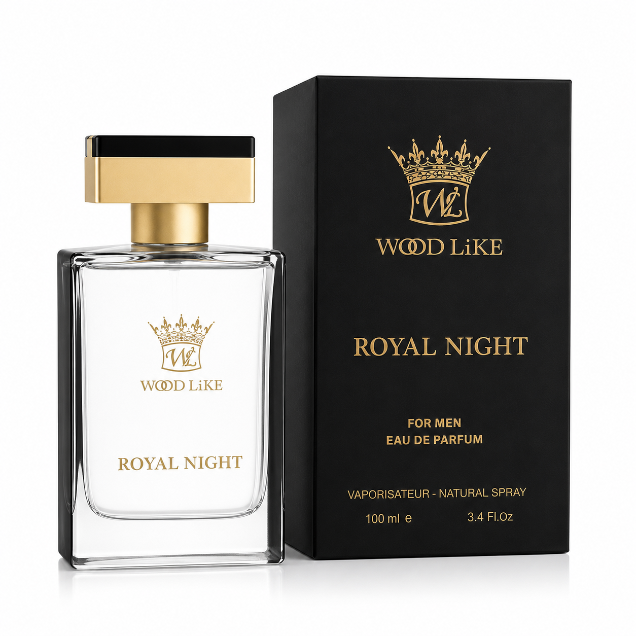ادو پرفیوم مردانه وودلایک مدل رویال نایت Royal Night حجم 100 میلی لیتر