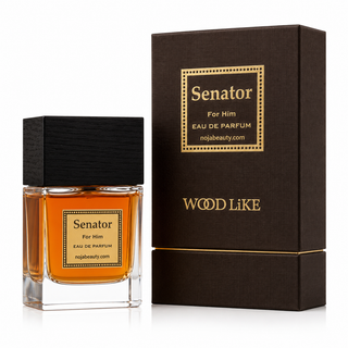 ادو پرفیوم مردانه وودلایک مدل سناتور قهوه ای Senator For Him حجم 100 میلیلیتر به همراه جعبه محصول برای فروشگاه نوژابیوتی.
