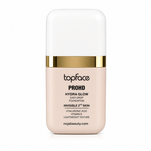 کرم پودر تاپفیس PROHD Hydra Glow Easy Drop Foundation با جلوه طبیعی و درخشان، حاوی هیالورونیک اسید و ویتامین E