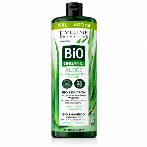 شامپو ضد ریزش مو اولاین Bio Organic آلوئهورا ۴۰۰ میلیلیتر