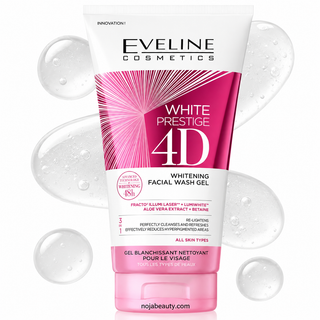 قیمت و خرید ژل شستشوی صورت روشن کننده اولاین White Prestige 4D حجم 200 میلیلیتر