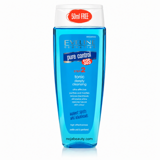 قیمت و خرید تونیک کوچک کننده منافذ و پاک کننده صورت اولاین Pure Control SOS حجم 250 میلیلیتر