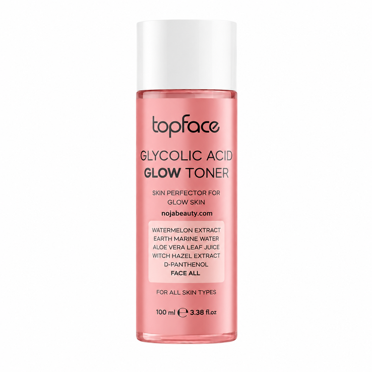 تونر گلیکولیک اسید تاپ فیس Glow Toner حاوی عصاره هندوانه و آلوئهورا حجم ۱۰۰ میلیلیتر