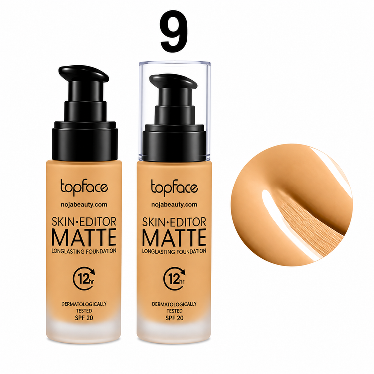 کرم پودرتاپ فیس مدل اسکین ادیتور مات Skin Editor Matte SPF20 ماندگاری 12 ساعته حجم 35 میلی لیتر