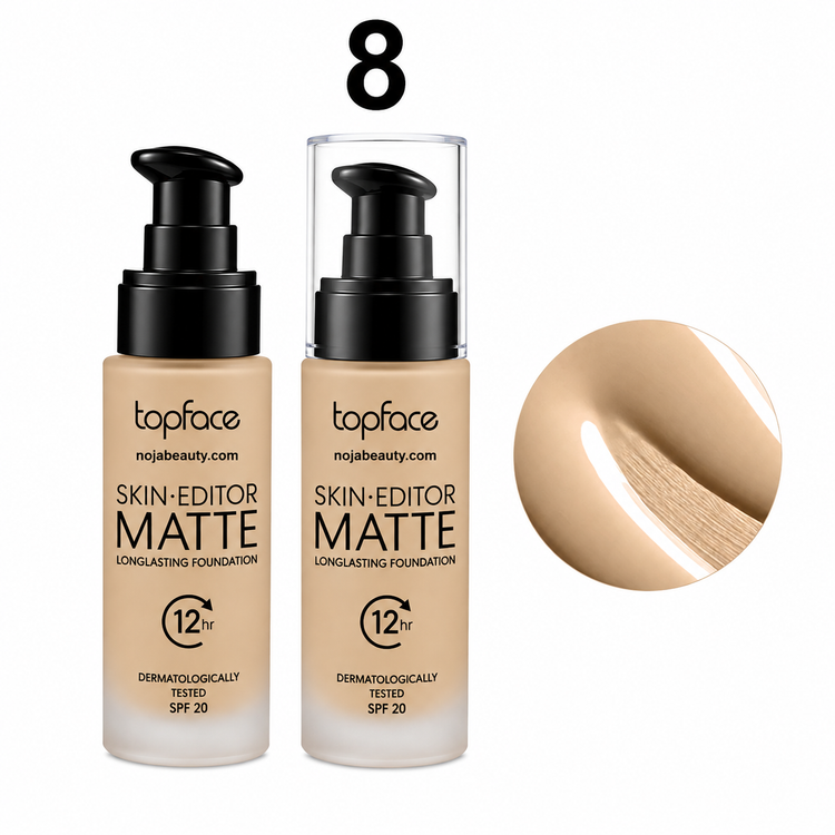 کرم پودرتاپ فیس مدل اسکین ادیتور مات Skin Editor Matte SPF20 ماندگاری 12 ساعته حجم 35 میلی لیتر