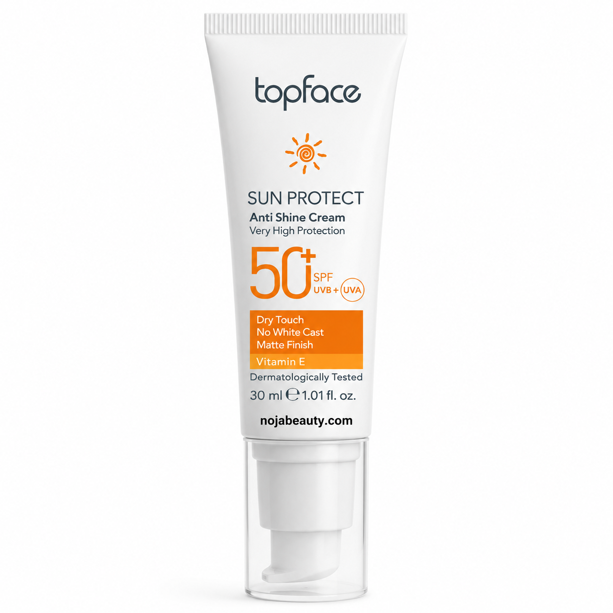 ضد آفتاب تاپ فیس Sun Protect Anti Shine Cream SPF 50+ حجم ۳۰ میلی‌لیتر