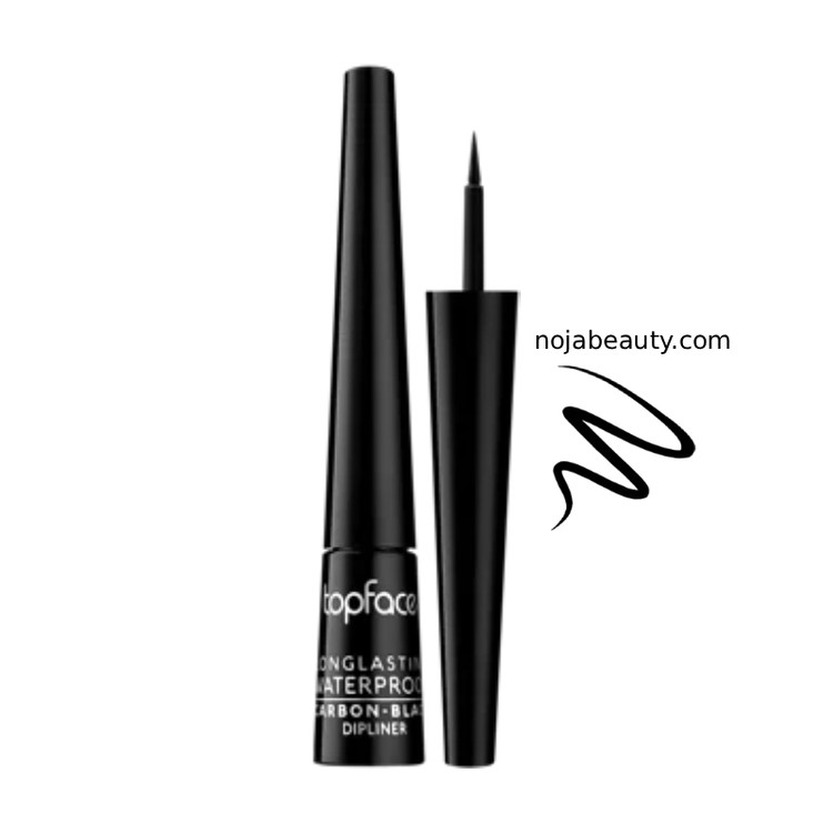 خط چشم مایع ضد آب تاپ فیس Longlasting Waterproof Carbon Black Dipliner