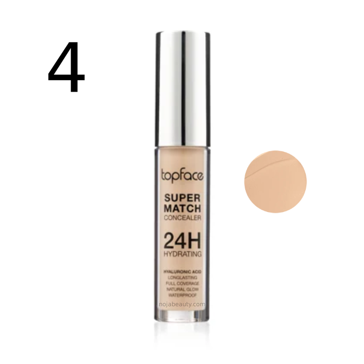 کانسیلر تاپ فیس مدل سوپر مچ 24H Hydrating حجم ۶ میلیلیتر با هیالورونیک اسید