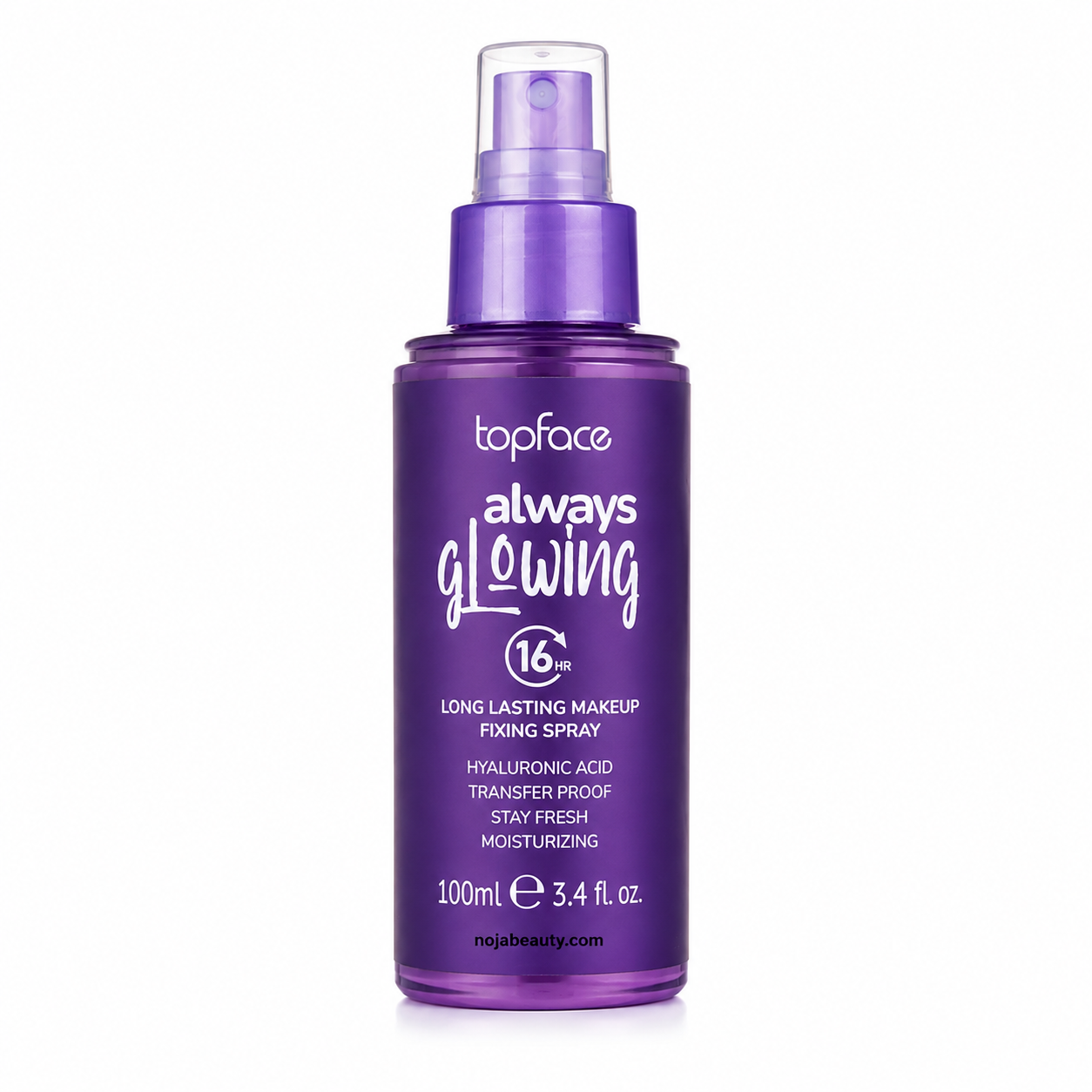اسپری فیکس آرایش تاپ فیس مدل Always Glowing 16HR حجم 100 میلی‌لیتر