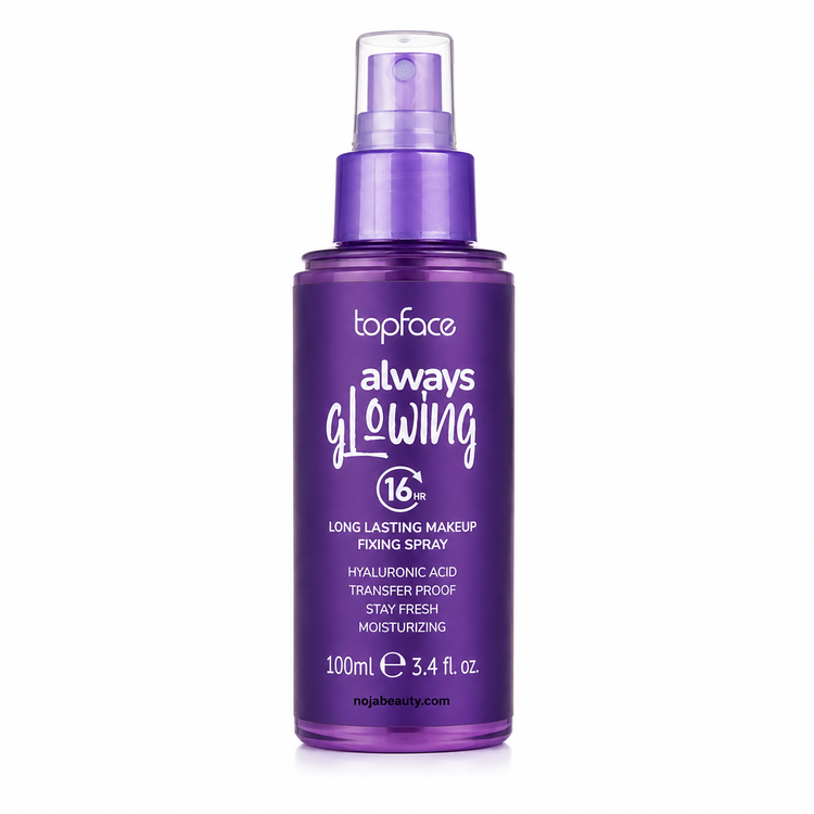 اسپری فیکس آرایش تاپ فیس مدل Always Glowing 16HR حجم 100 میلیلیتر