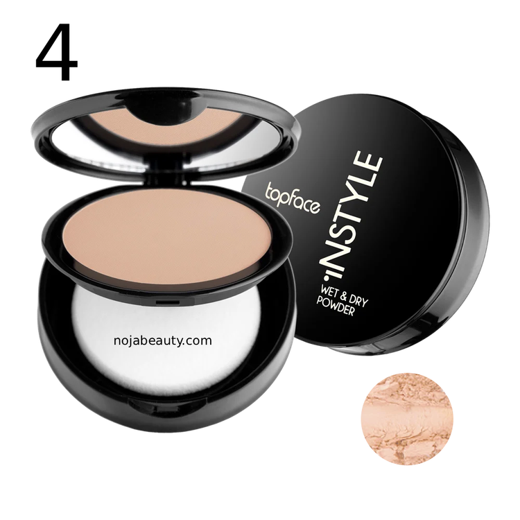 پنکیک دوکاره تاپ فیس مدل Instyle Wet & Dry Powder حجم ۱۰ گرم