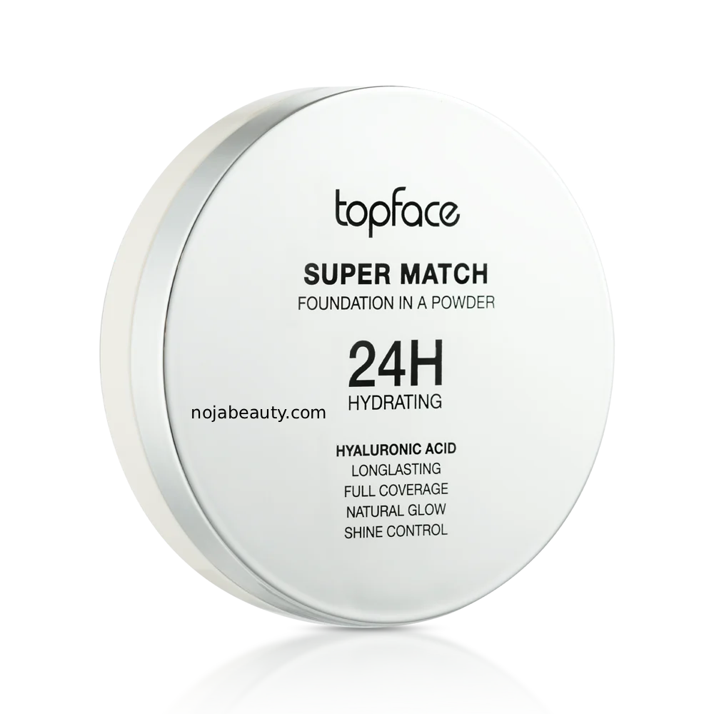 پنکیک و کرم پودر دوکاره تاپ فیس مدل سوپر مچ Super Match حجم ۱۰ گرم