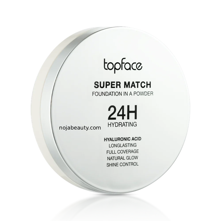 پنکیک و کرم پودر دوکاره تاپ فیس مدل سوپر مچ Super Match حجم ۱۰ گرم