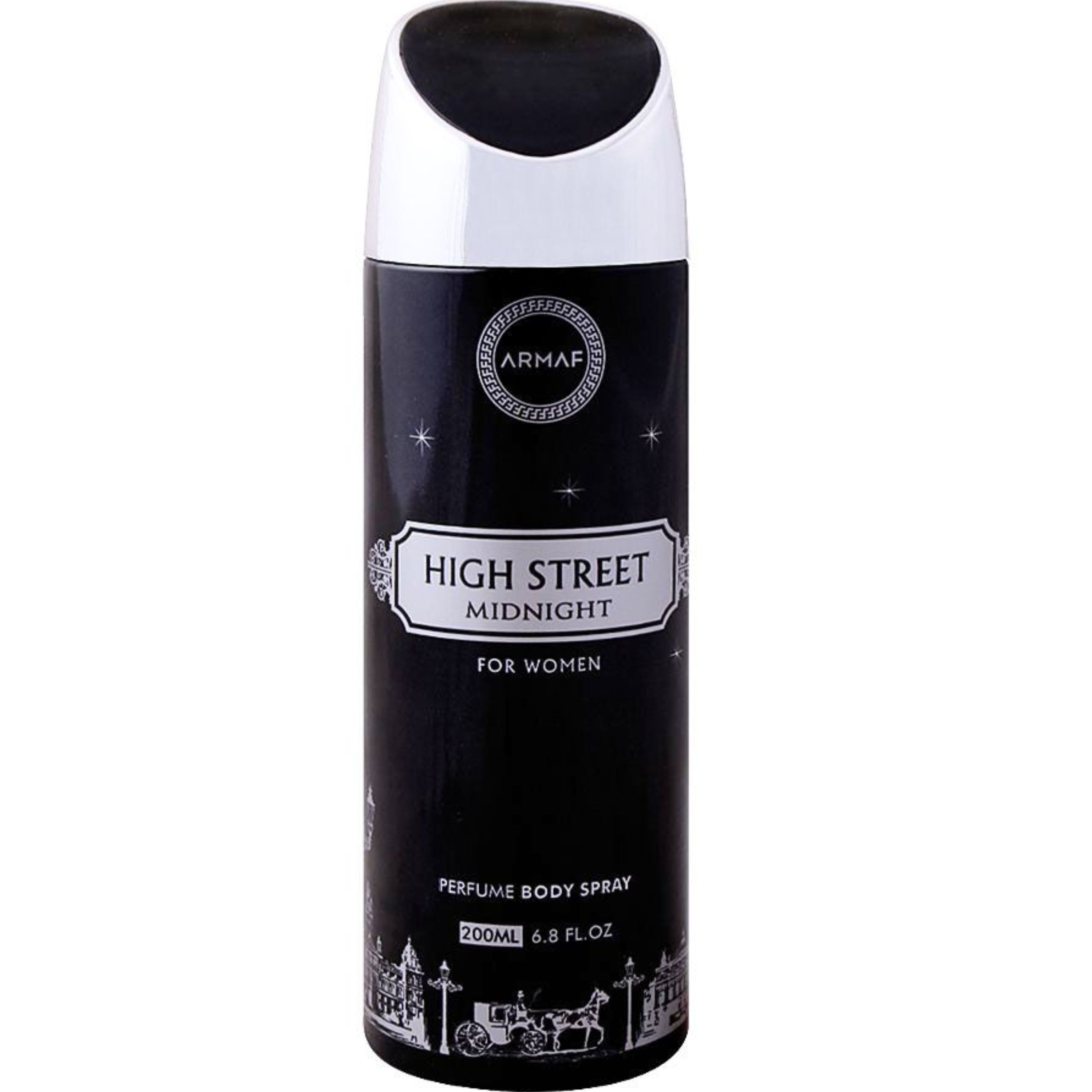 اسپری بدن های استریت میدنایت زنانه آرماف High Street Midnight حجم 200 میلی‌لیتر