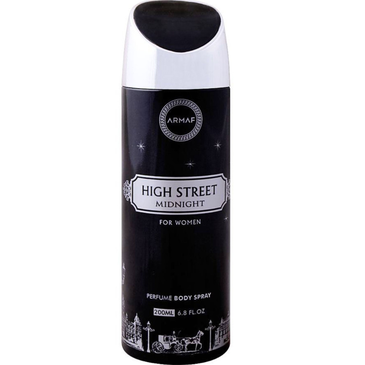 اسپری بدن های استریت میدنایت زنانه آرماف High Street Midnight حجم 200 میلیلیتر
