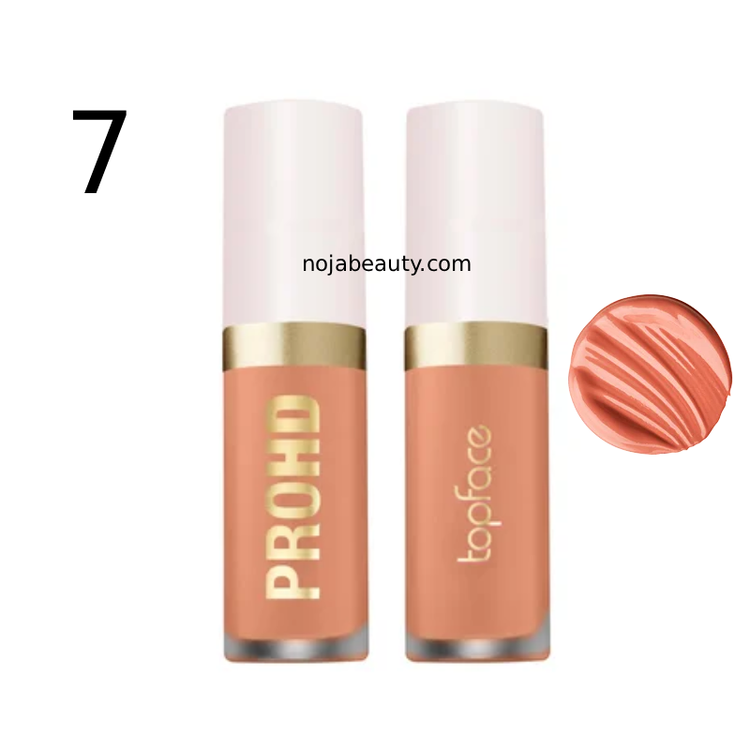 رژگونه مایع تاپ فیس مدل PROHD Hypnotic Bloom Liquid Blush حجم 7 میلیلیتر