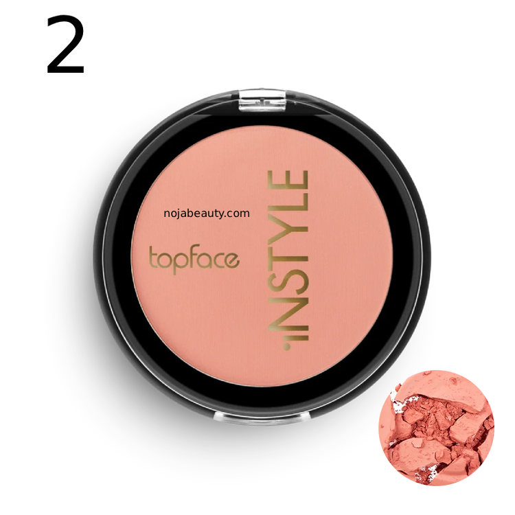قیمت و خرید رژگونه پودری تاپ فیس مدل ایناستایل (Instyle Blush On) حجم 10 گرم