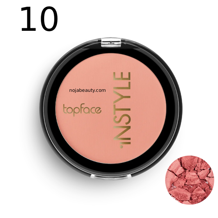 قیمت و خرید رژگونه پودری تاپ فیس مدل ایناستایل (Instyle Blush On) حجم 10 گرم