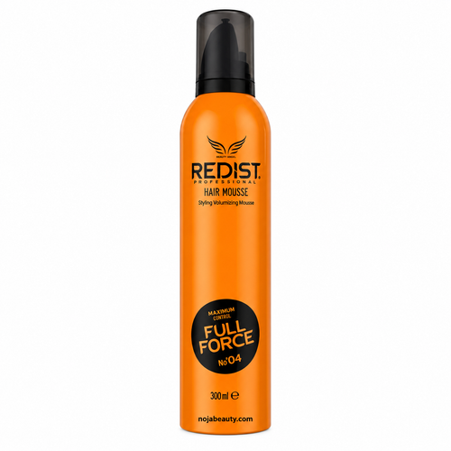 Redist Professional Full Force Hair Mousse No.04 300ml – Volumizing & Strong Hold Hair Mousse