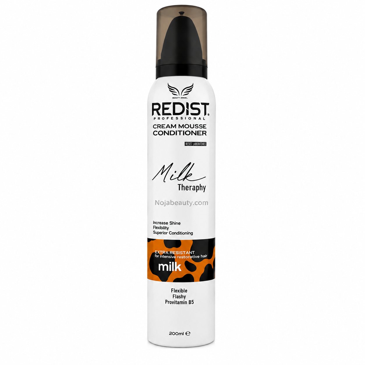 Redist Professional Milk Therapy Cream Mousse Conditioner 200ml hair mousse product on white background