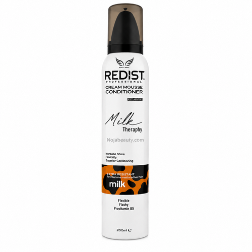 Redist Professional Milk Therapy Cream Mousse Conditioner 200ml hair mousse product on white background