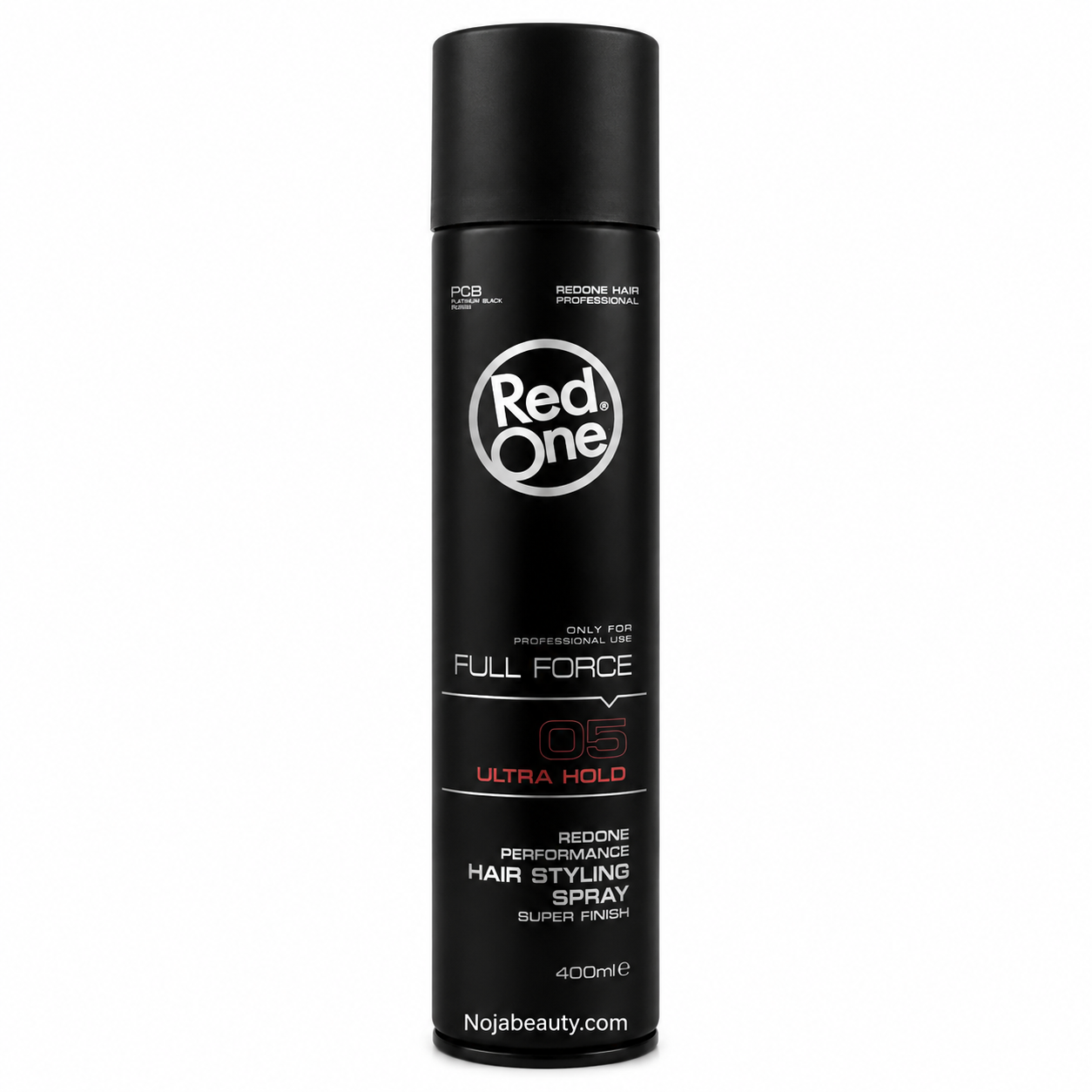 Red One Full Force Ultra Hold 05 Hair Styling Spray 400ml hair spray product on white background