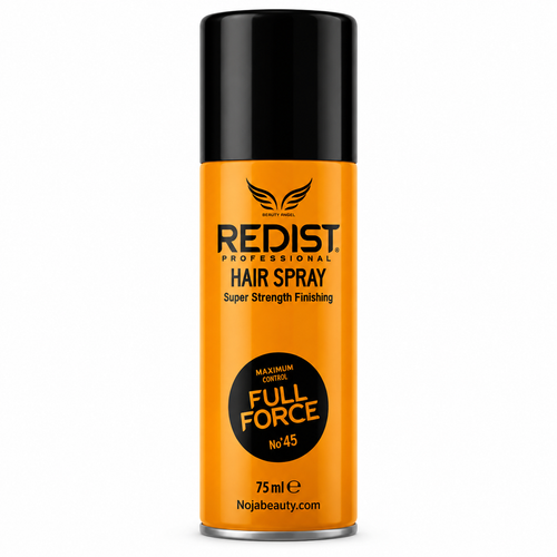 Redist Professional Full Force No45 Hair Spray 75ml orange bottle