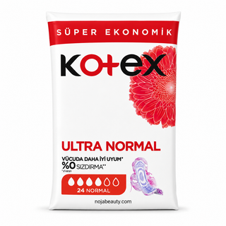 نوار بهداشتی کوتکس Ultra Normal نرمال بسته ۲۴ عددی با قدرت جذب مناسب