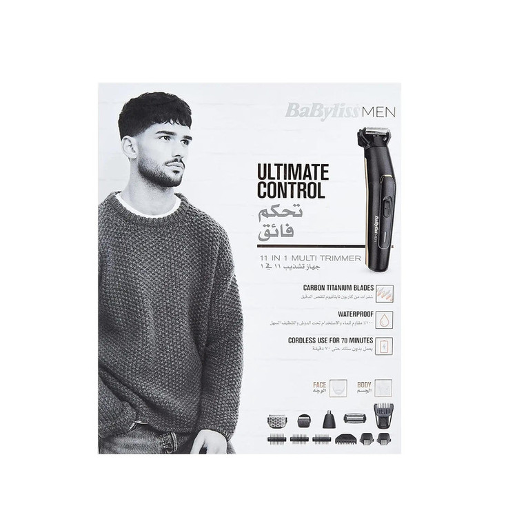 ست ماشین اصلاح موی صورت و بدن بابیلیس مدل MT860SDE