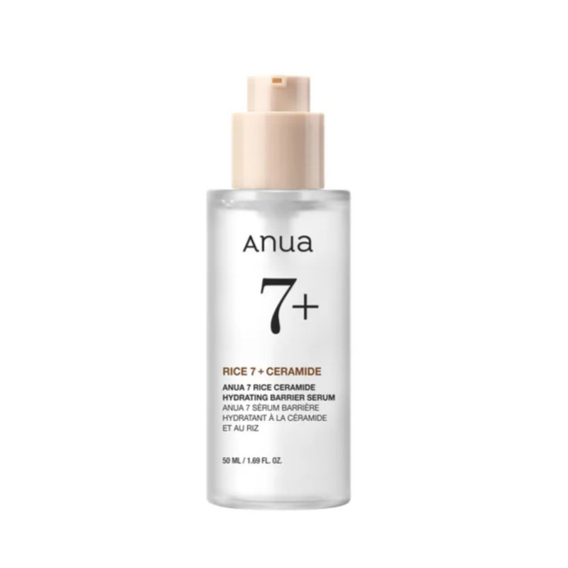 سرم ترمیم کننده و تقویت کننده  آنوا حاوی سرامید مدل rice7+ceramide حجم 50 میلی لیتر