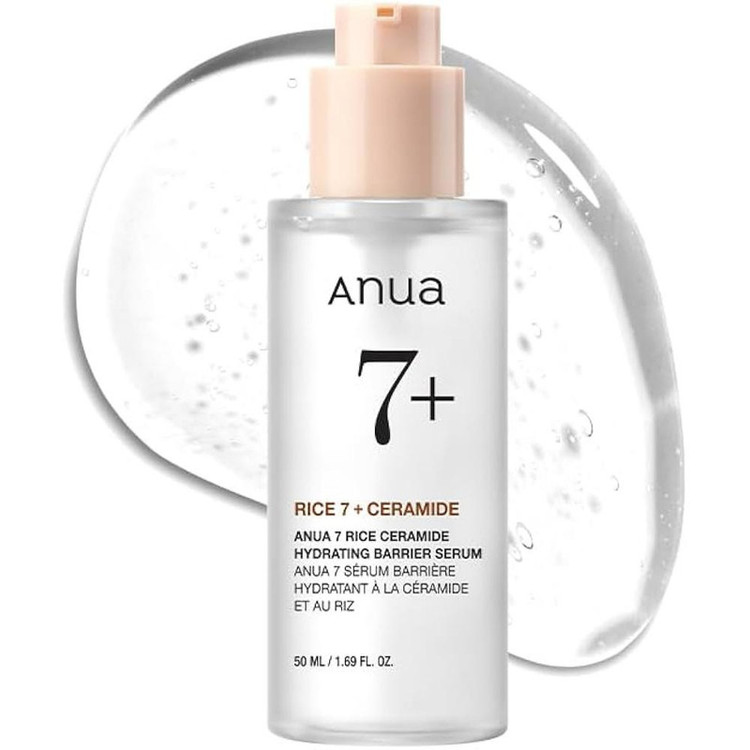 سرم ترمیم کننده و تقویت کننده آنوا حاوی سرامید مدل rice7+ceramide حجم 50 میلی لیتر
