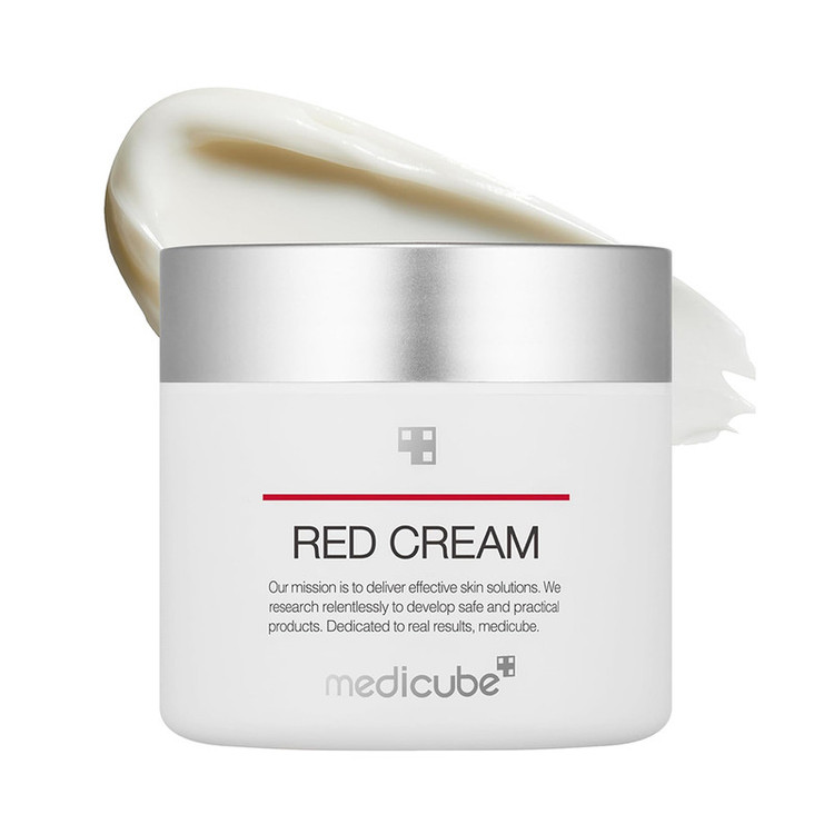 کرم ضدجوش صورت مدیکیوب مدل RED CREAM مناسب برای پوست چرب و مختلط حجم 50 میلیلیتر