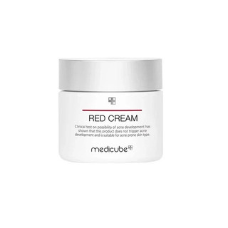 کرم ضدجوش صورت مدیکیوب مدل RED CREAM مناسب برای پوست چرب و مختلط حجم 50 میلیلیتر
