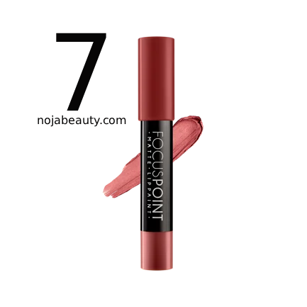 رژلب مدادی مات تاپ فیس Focus Point Matte Lippaint حجم ۳.۵ گرم با بافت مخملی و پوشش یکدست