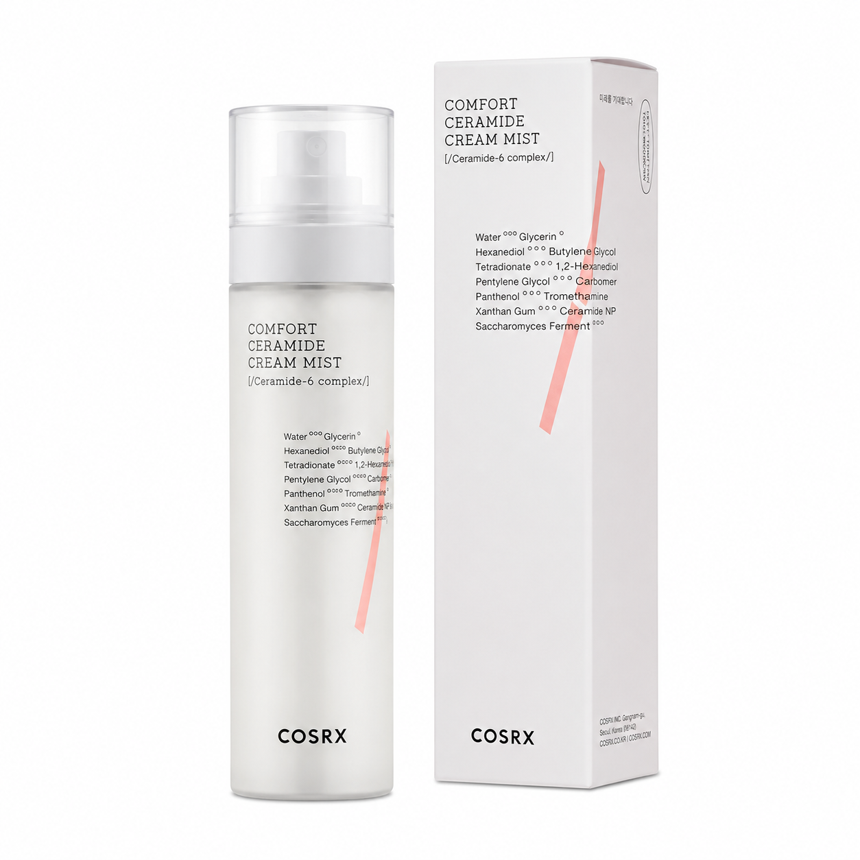 اسپری آب آبرسان و تقویت کننده سد دفاعی پوست کوزارکس Balancium Comfort Ceramide Cream Mist حجم ۱۲۰ میلی‌لیتر