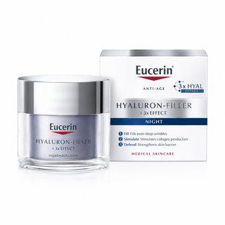کرم شب ضدچروک و فیلر هیالورونیک اسید اوسرین Hyaluron-Filler حجم 50 میل