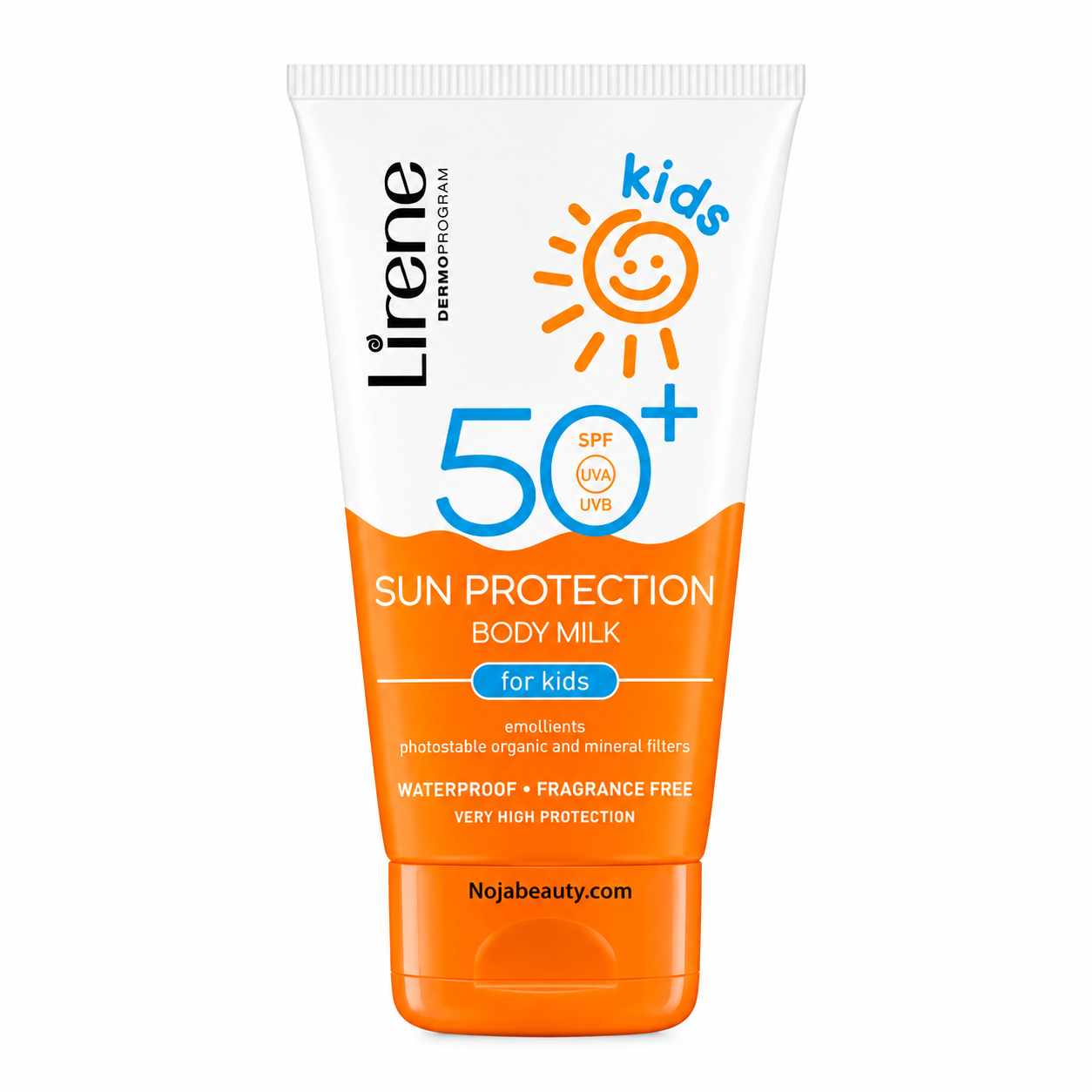 شیر ضد آفتاب بدن کودک لیرن Sun Kids SPF50 حجم ۱۵۰ میلی‌لیتر