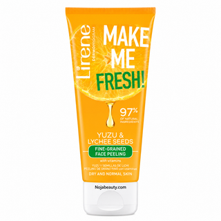 اسکراب و لایه بردار صورت لیرنه Make Me Fresh با عصاره یوزو و دانه لیچی حجم ۷۵ میلیلیتر