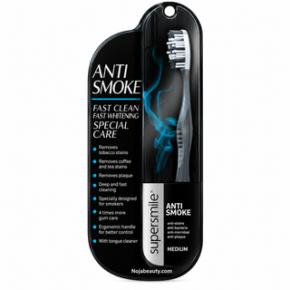 مسواک ضد دود سوپر اسمایل مناسب افراد سیگاری مدل Anti Smoke با برس متوسط