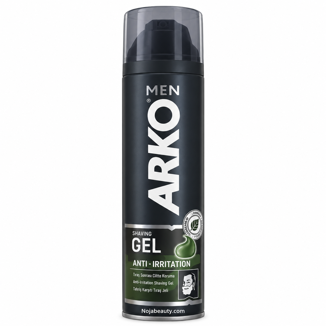 ژل اصلاح آرکو من Anti-Irritation حجم ۲۰۰ میلی‌لیتر مناسب پوست حساس